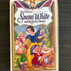 RARE Walt Disney Snow White and the Seven Dwarfs VHS Masterpiece Collection